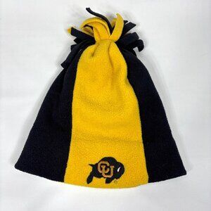 VTG University of Colorado Boulder CU Buffaloes Fleece Tassle Beanie Hat Cap OS